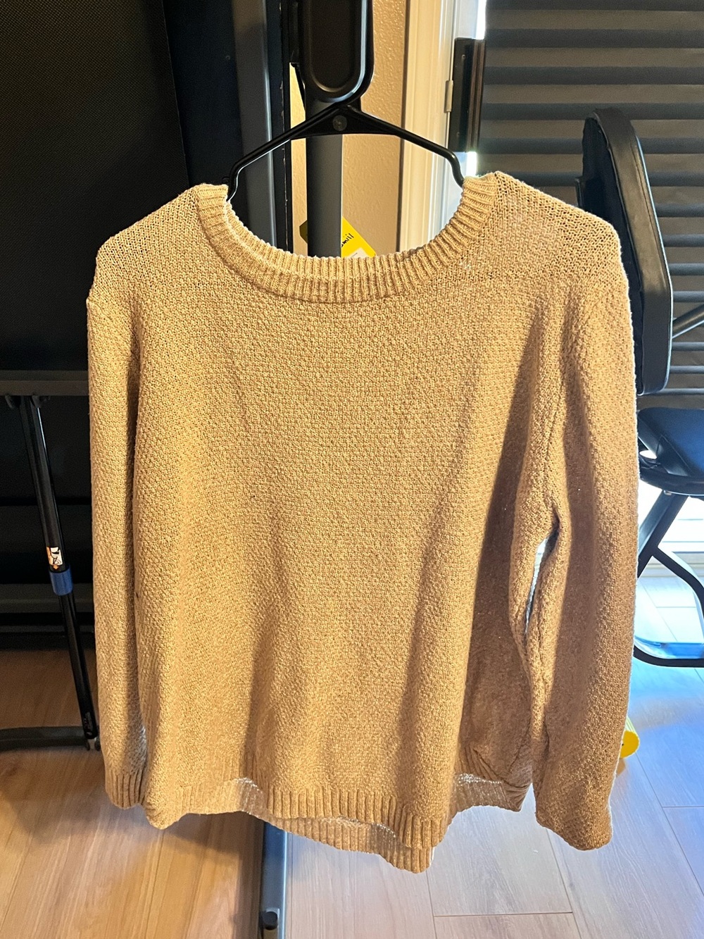 Pink Clover Cream Scoopneck Knit Sweater